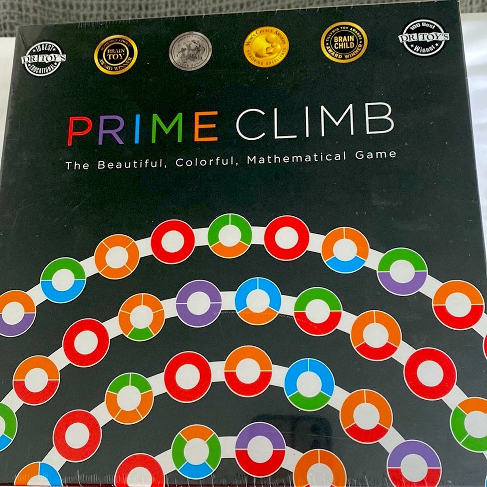 PRIME CLIMB the beautiful, colorful, mathematical game.
